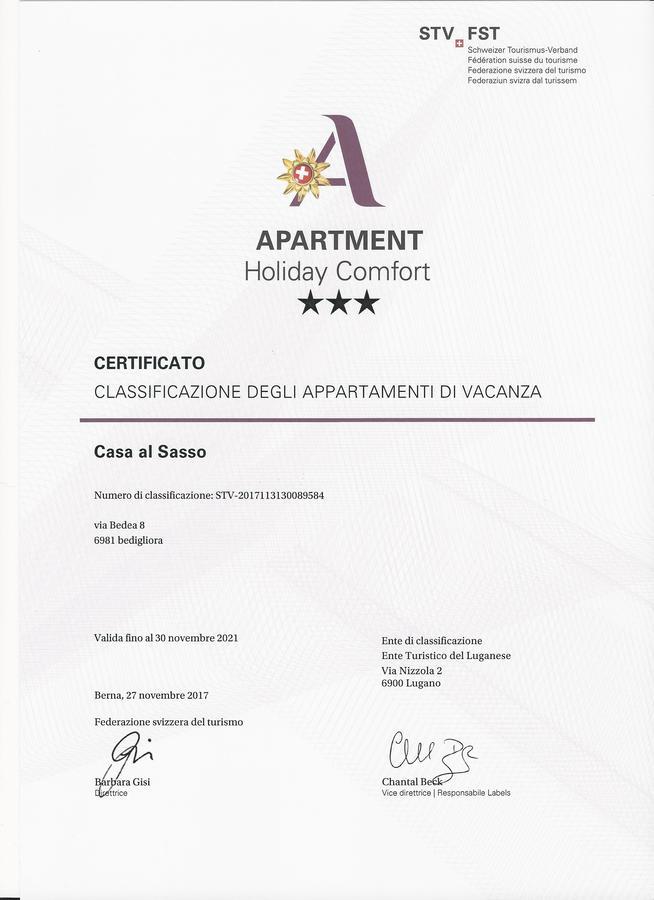 Casa Al Sasso Vila Bedigliora Exterior foto